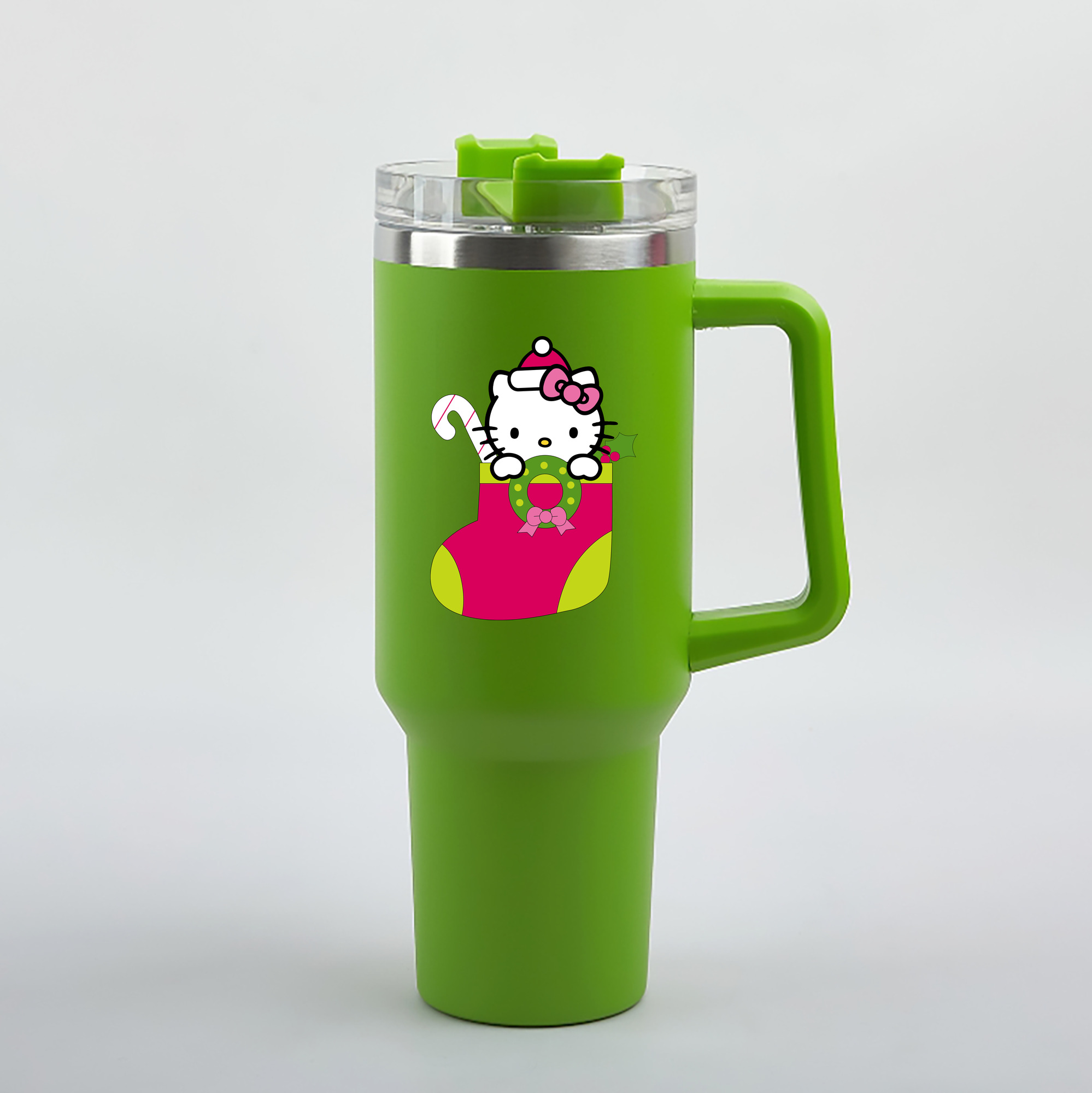 （画像用） Hello Kitty ハローキティ 1200mL車用タンブラー（カラープリント）